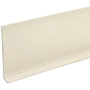 4-Inch x 4-Ft. Almond Vinyl Wall Base