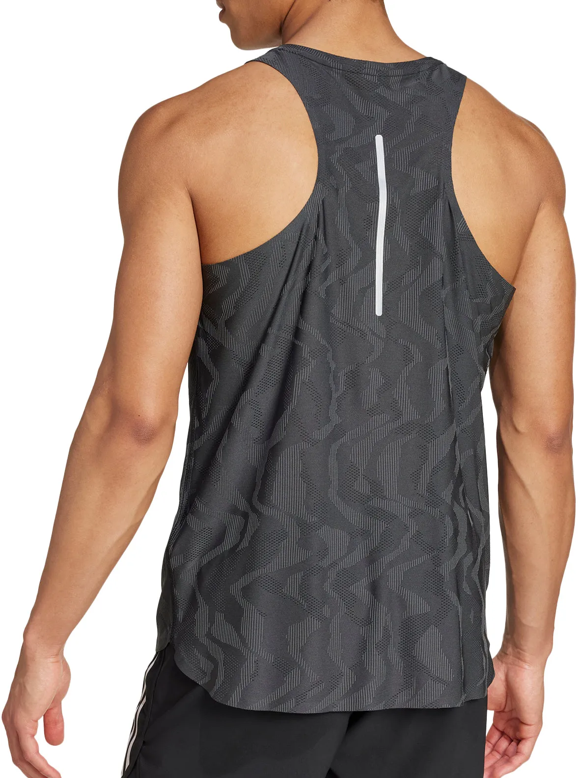 adidas Ultimate Engineered Mens Running Vest - Black