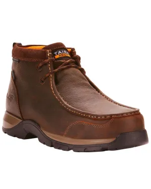 Ariat Men's Edge Brown Lite Waterproof Safety Toe Moc 10024956