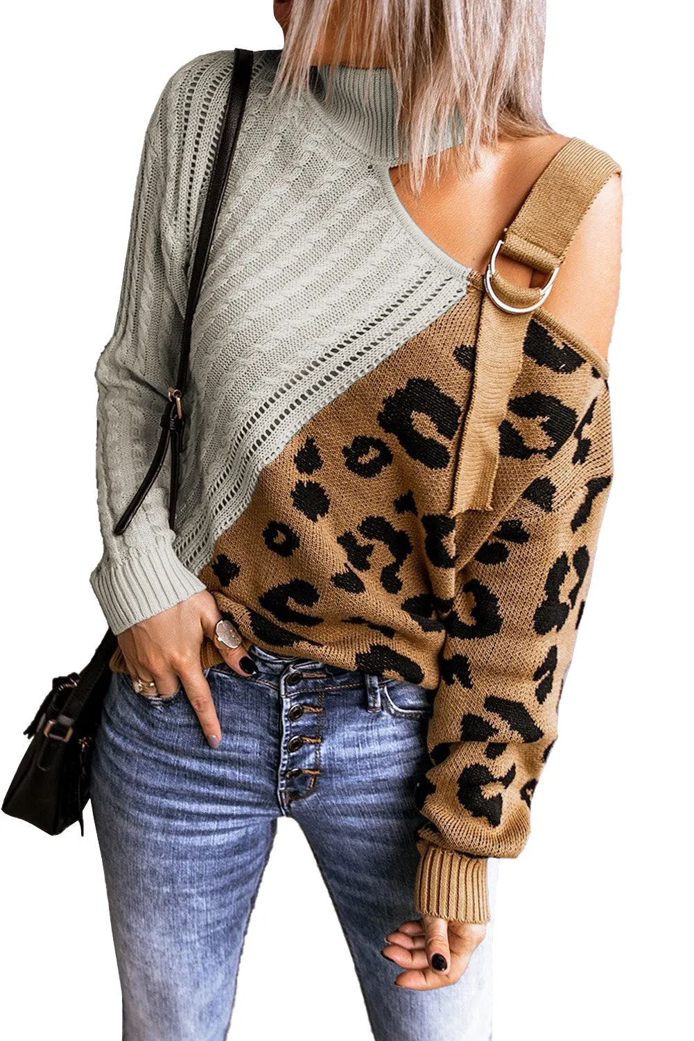 Asymetrical Buckle Sweater