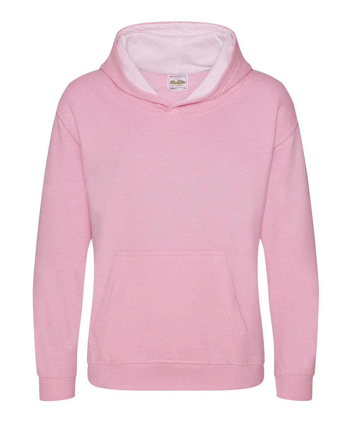 Baby Pink/Arctic White - Kids varsity hoodie