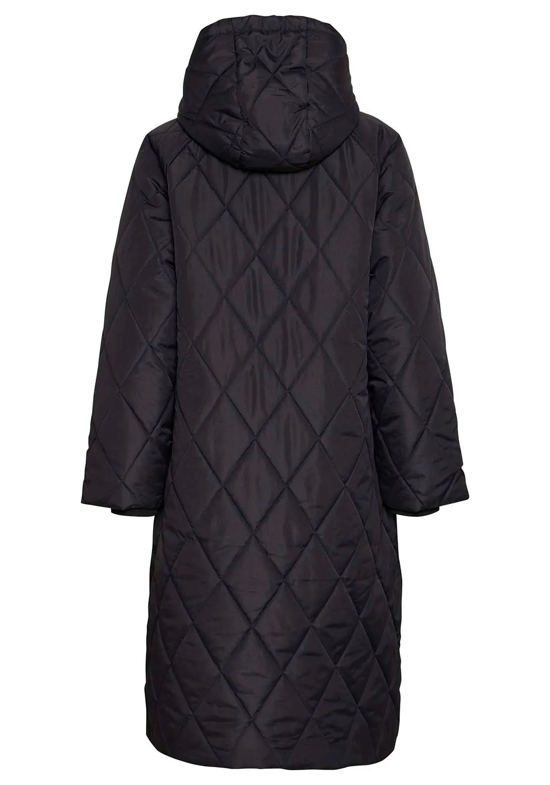 Belis Long Sleeve Coat - Black