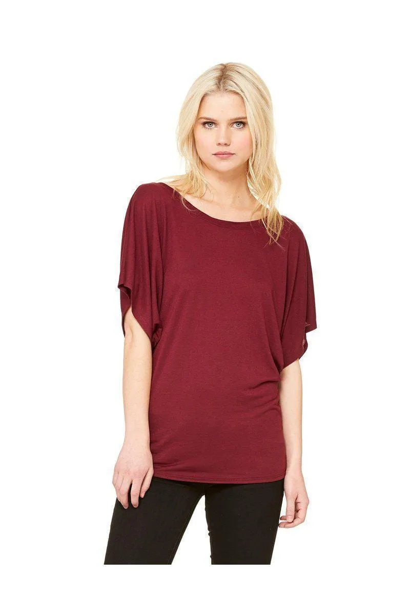 Bella   Canvas 8821: Ladies Flowy Draped Dolman T-Shirt