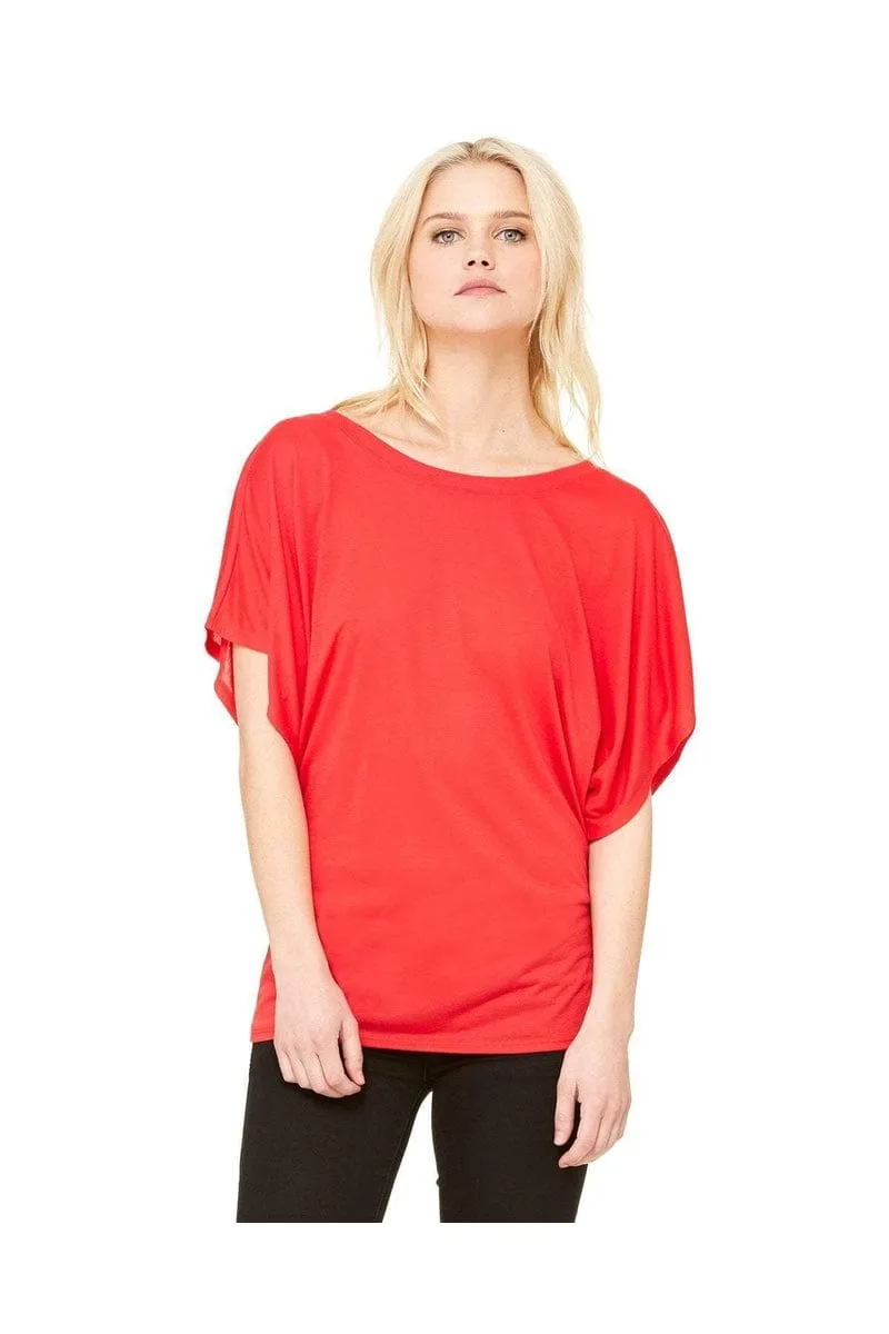 Bella   Canvas 8821: Ladies Flowy Draped Dolman T-Shirt