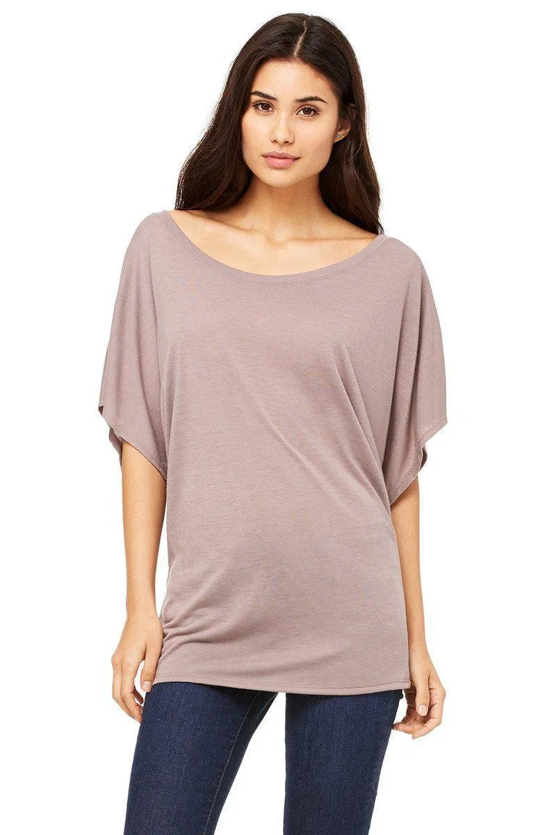 Bella   Canvas 8821: Ladies Flowy Draped Dolman T-Shirt