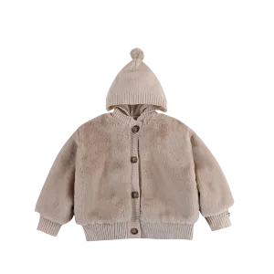 Birie Jacket | Soft Sand Teddy