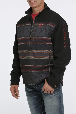 Black Bonded Concealed Men's Jacket