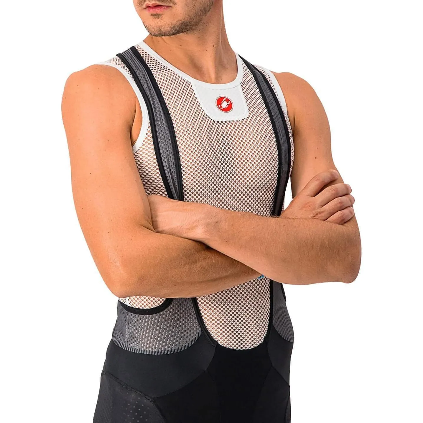 Castelli Core Mesh 3 Sleeveless Mens Cycling Base Layer - White