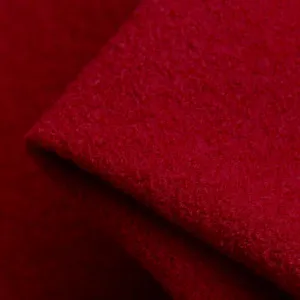 Cherry Red Boiled Wool