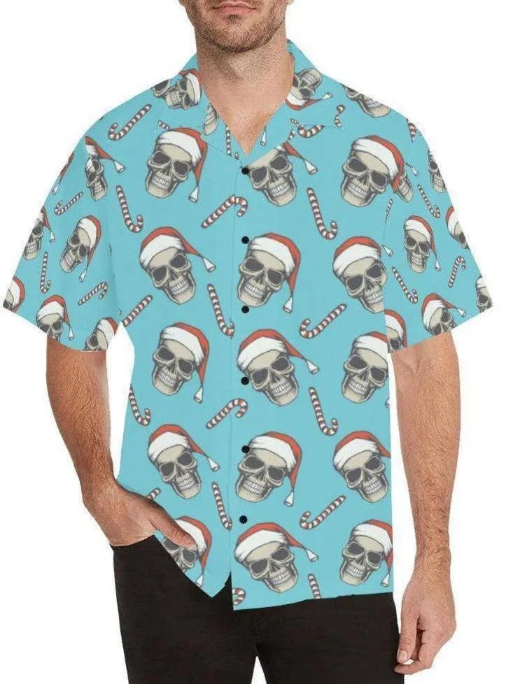 CHRISTMAS SKULLS Mens Shirts