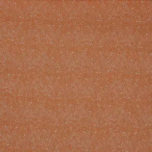 Coral and White Double Face Reversible Abstract Textured Brocade Fabric