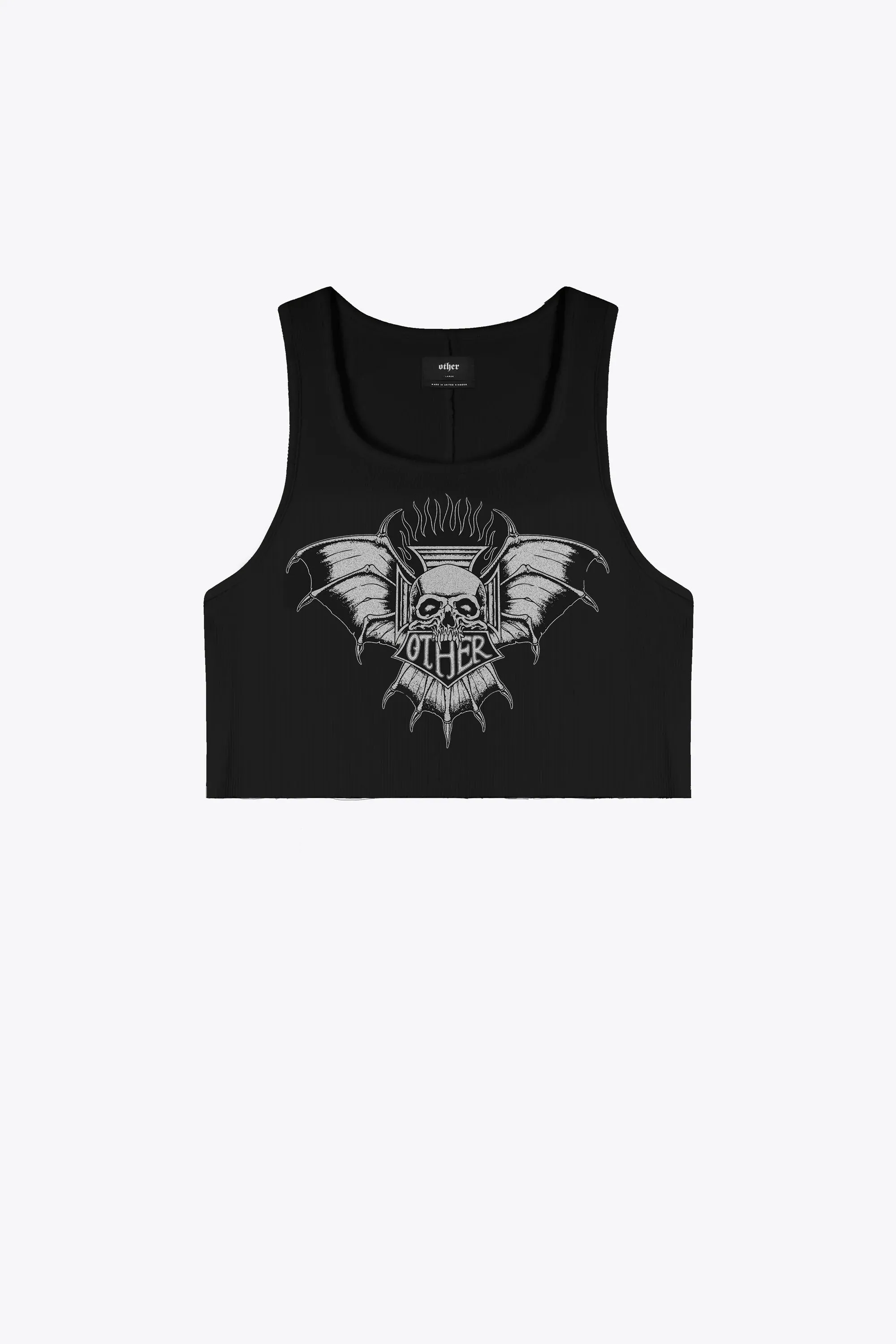 Death Skull Cropped Beater