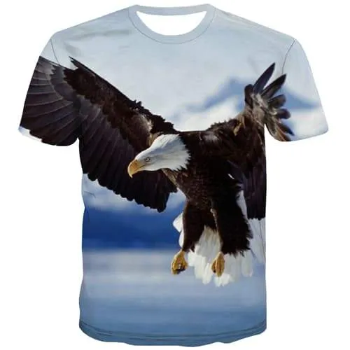 Eagle T shirts Men Usa Tshirt Anime Animal Tshirt Printed Funny Shirt Print Harajuku T-shirts Graphic Short Sleeve T shirts