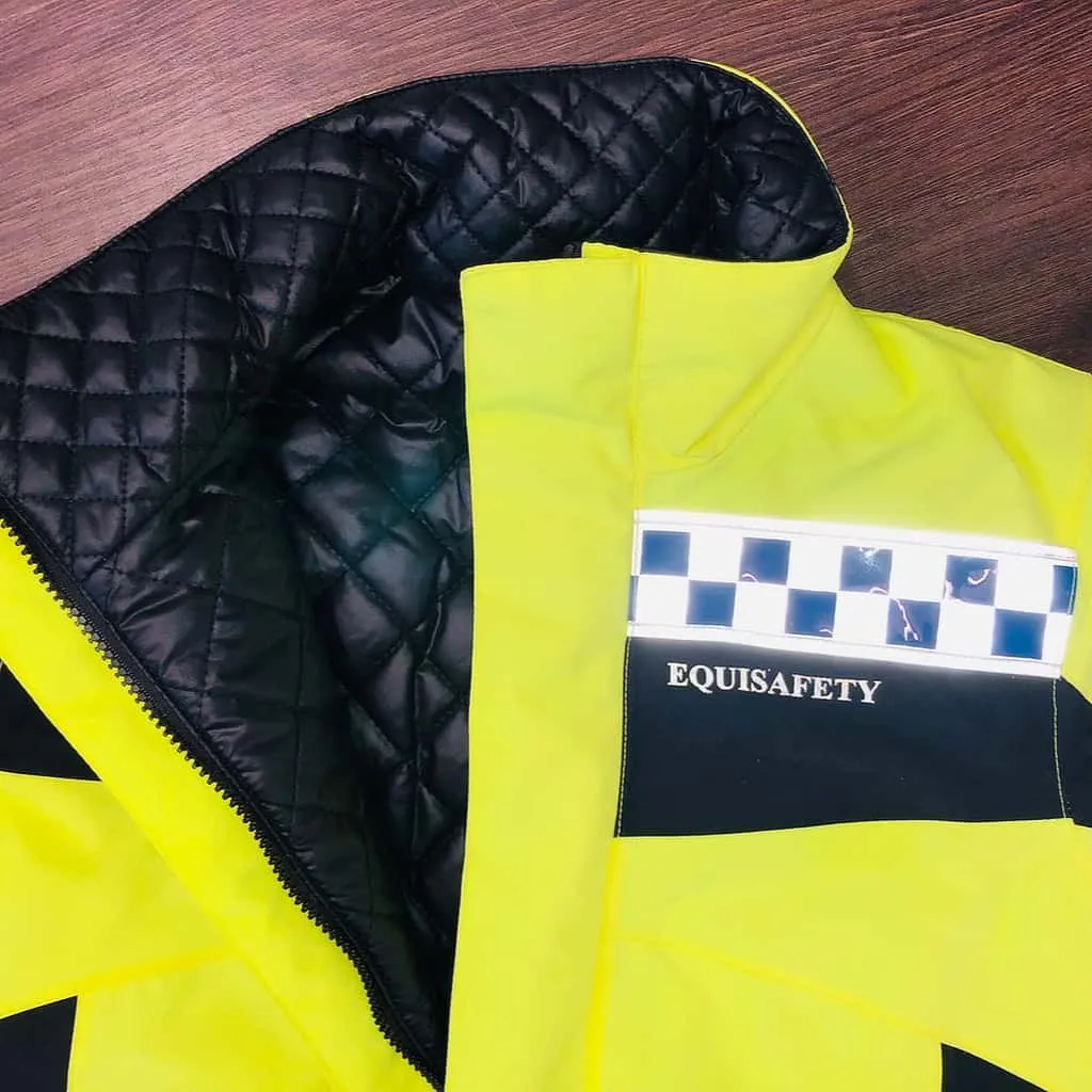 Equisafety POLITE Inverno Reversible Hi-viz Riding Jacket