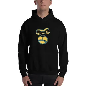 Gorilla Unisex Black Hoodie