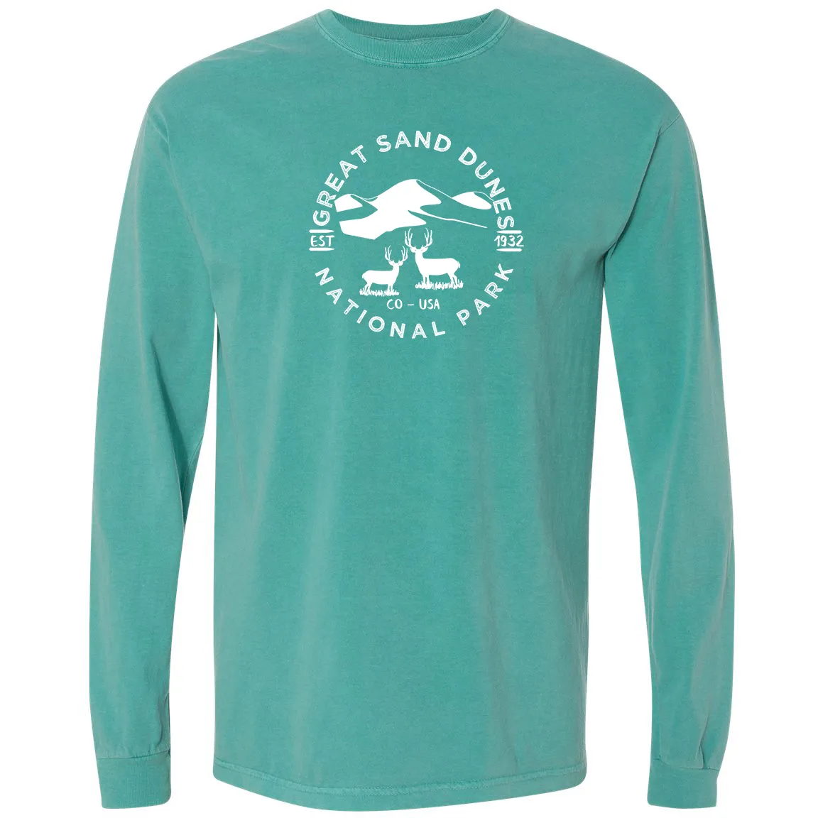 Great Sand Dunes National Park Comfort Colors Long Sleeve T Shirt