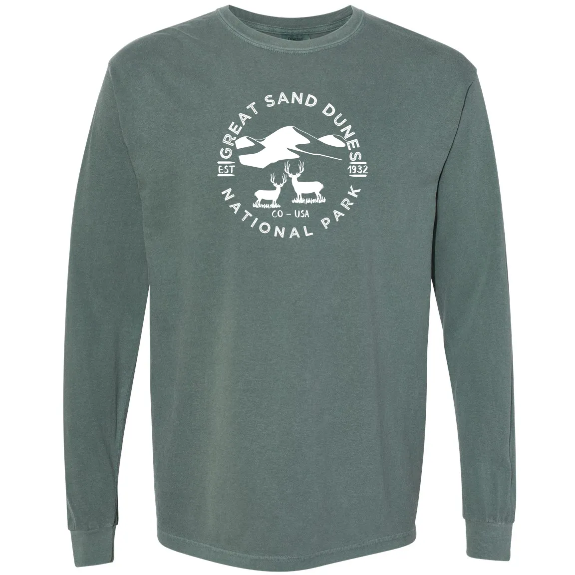 Great Sand Dunes National Park Comfort Colors Long Sleeve T Shirt