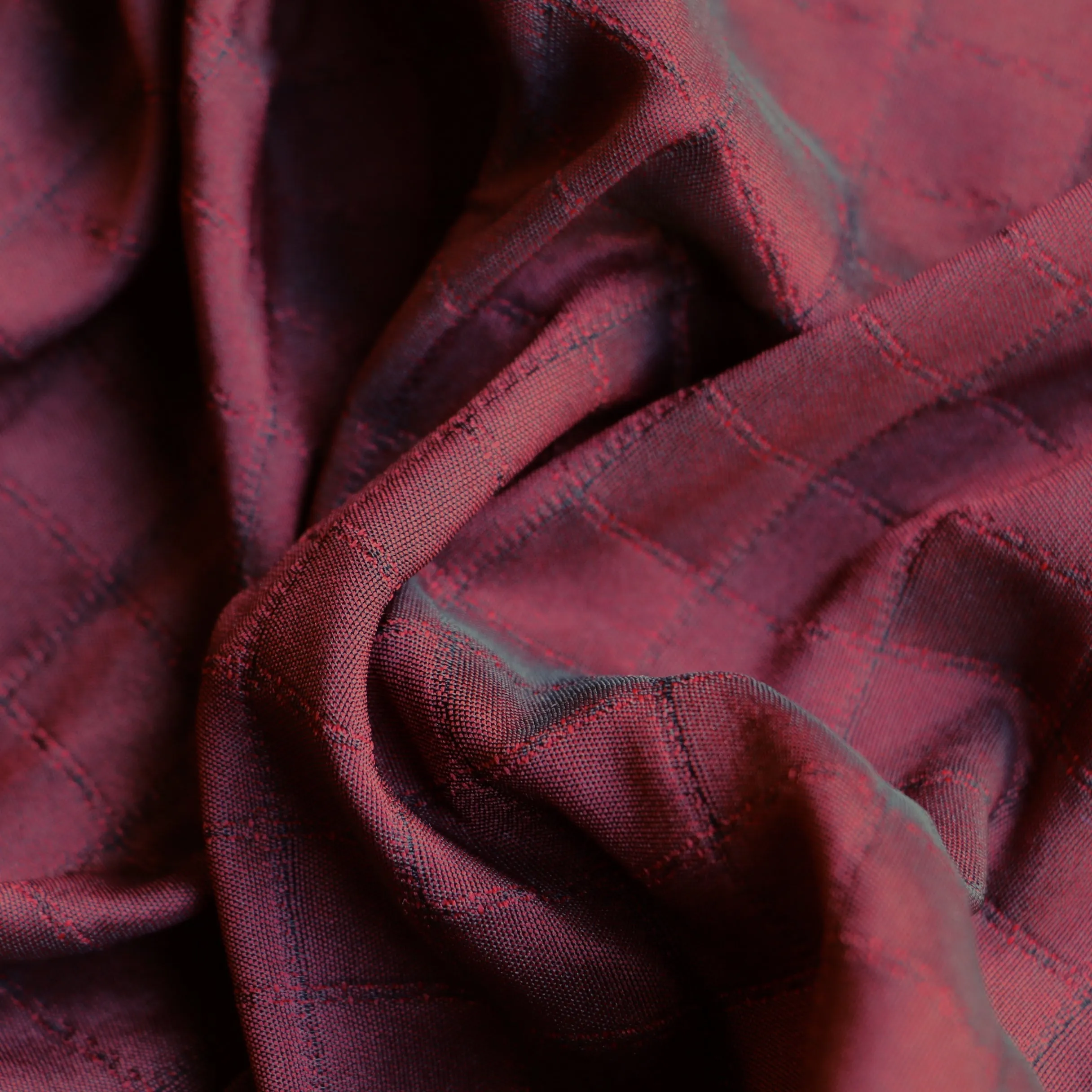 Grid Ruby Jacquard