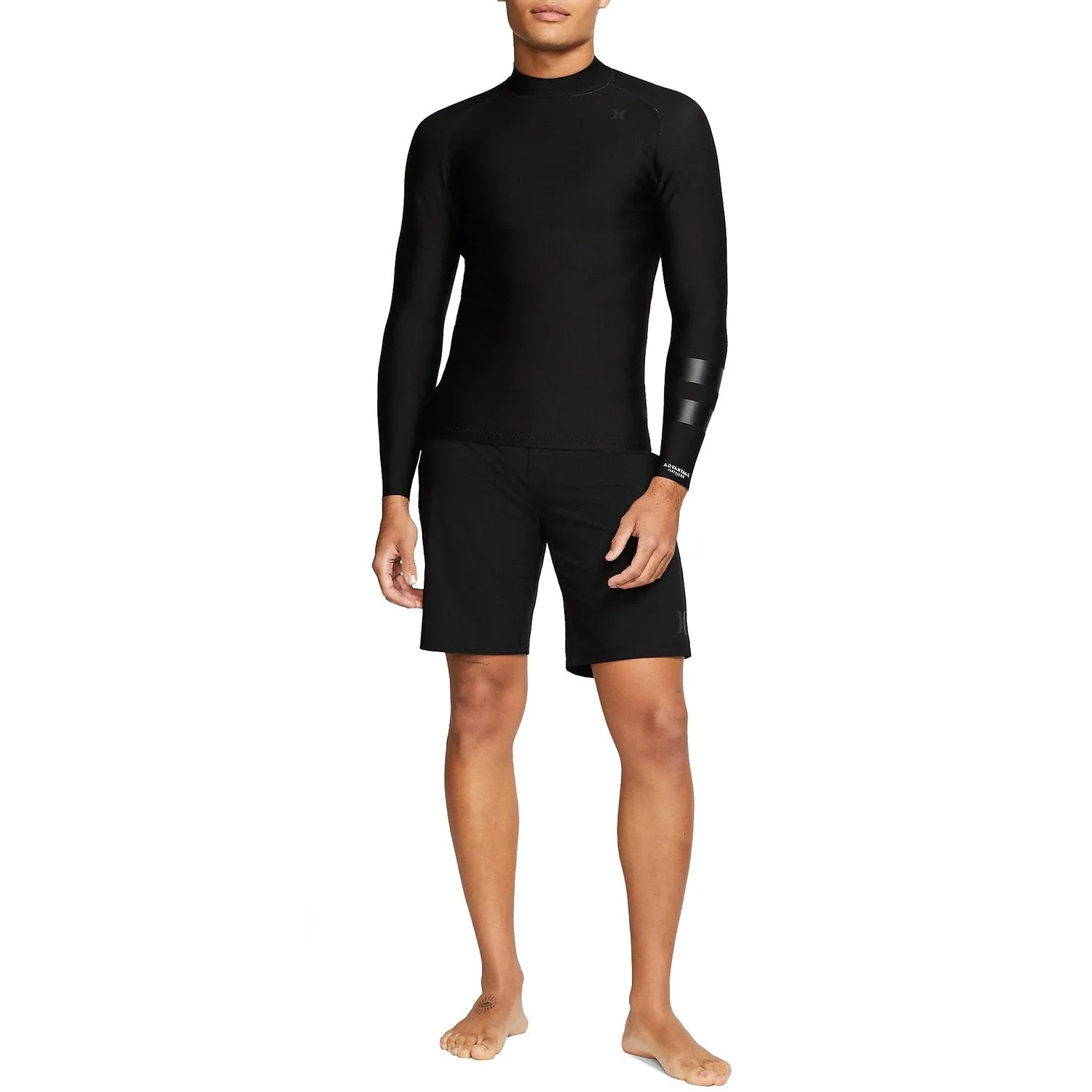 Hurley Advantage Plus 1mm Reversible Wetsuit Jacket Top - Black