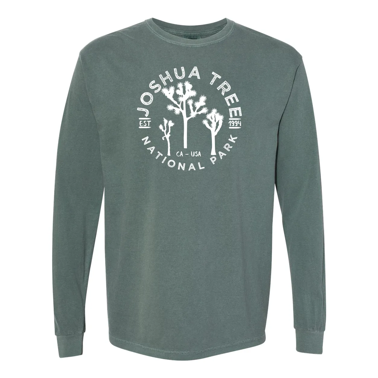 Joshua Tree National Park Comfort Colors Long Sleeve T Shirt