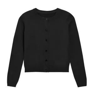 Khanomak Girls Crew Neck Cardigan