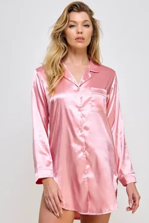 Kimberly Satin Sleep Shirt