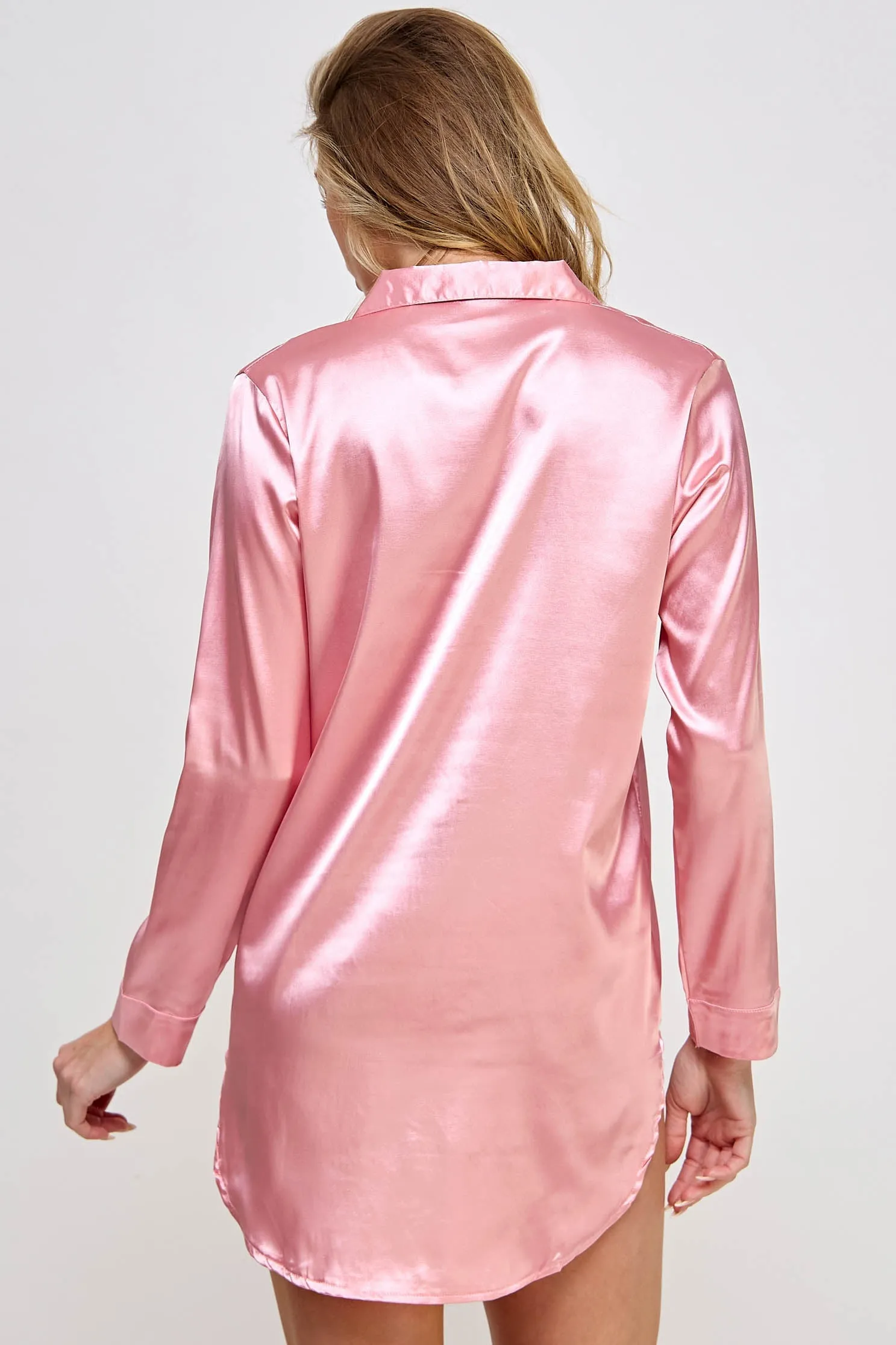 Kimberly Satin Sleep Shirt