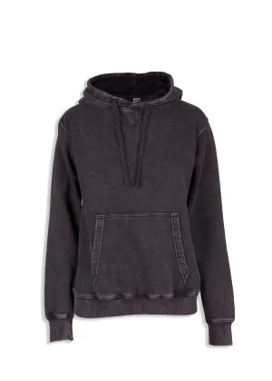 Ladies/Junior's Stone Wash Fleece Hoodie - F363UN