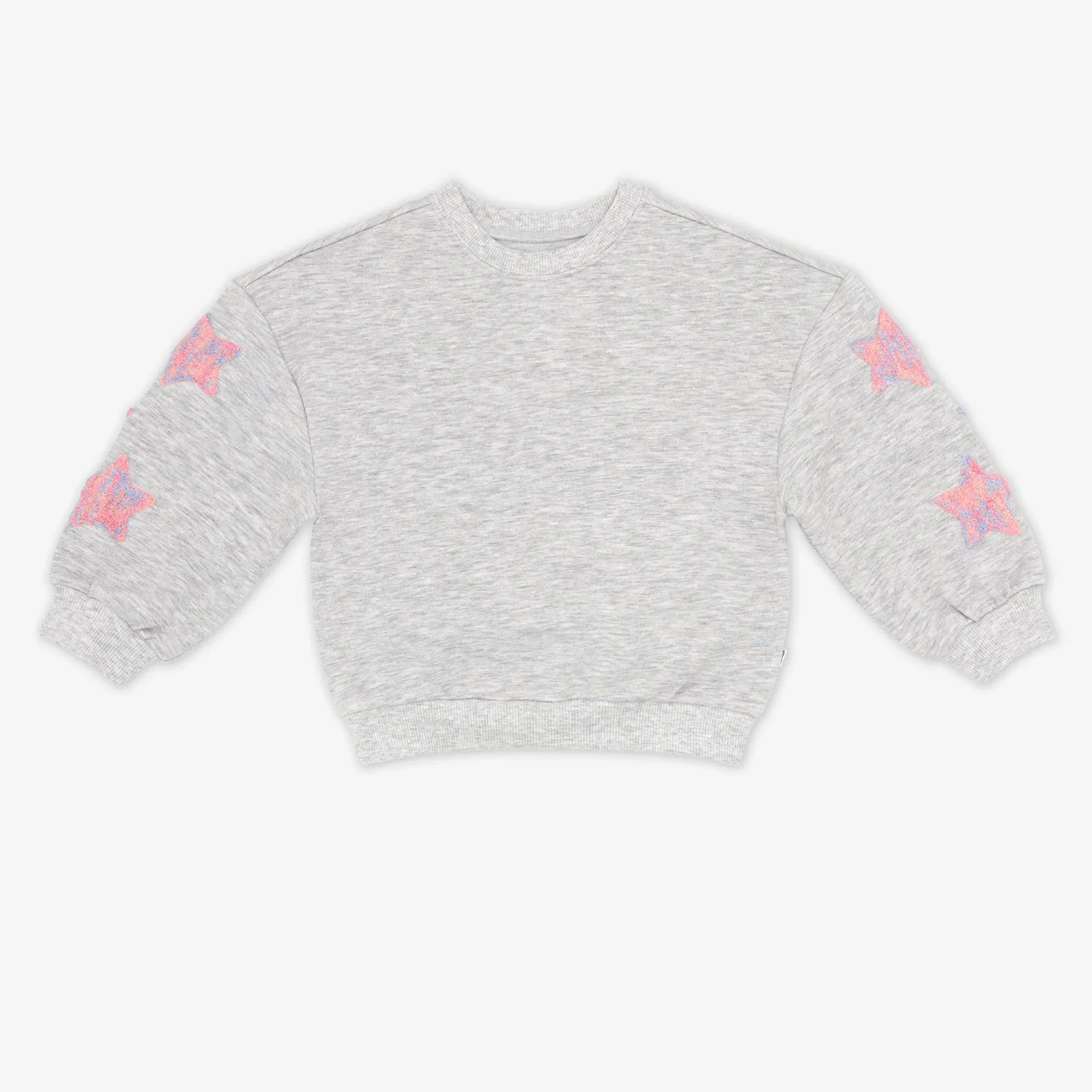 Light Heather Gray Drop Shoulder Crewneck