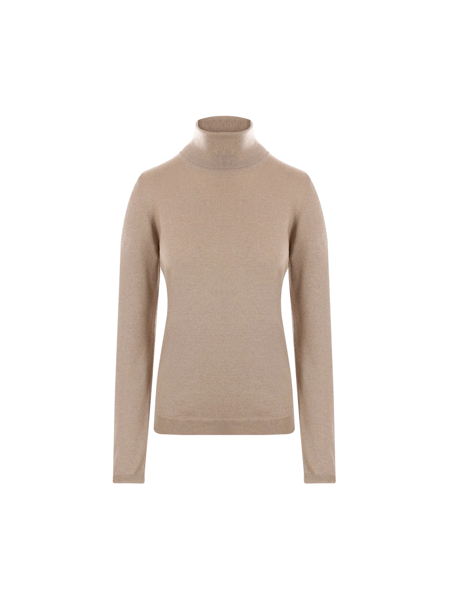 Lurex Knit Turtleneck Sweater