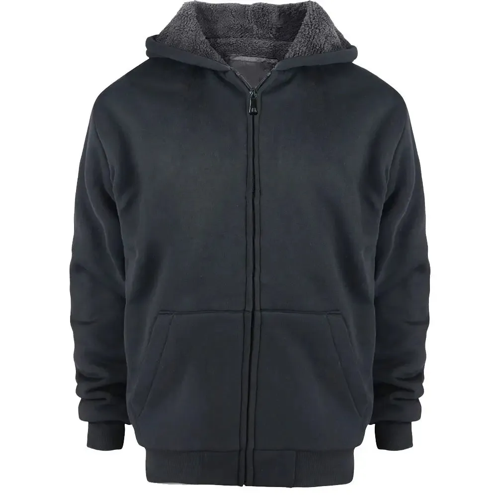 Men's Heavyweight Sherpa Lined Hoodie