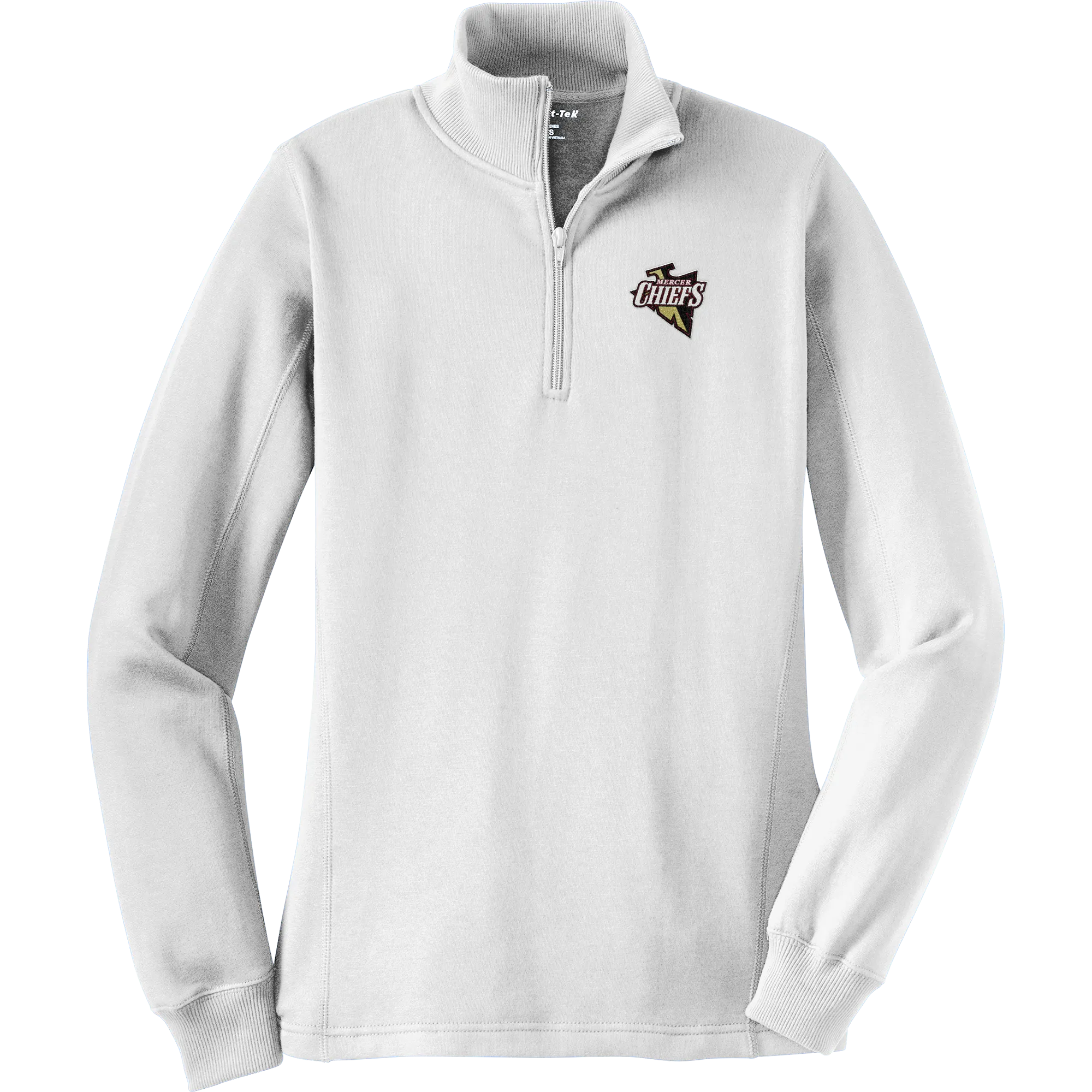 Mercer Chiefs Ladies 1/4-Zip Sweatshirt