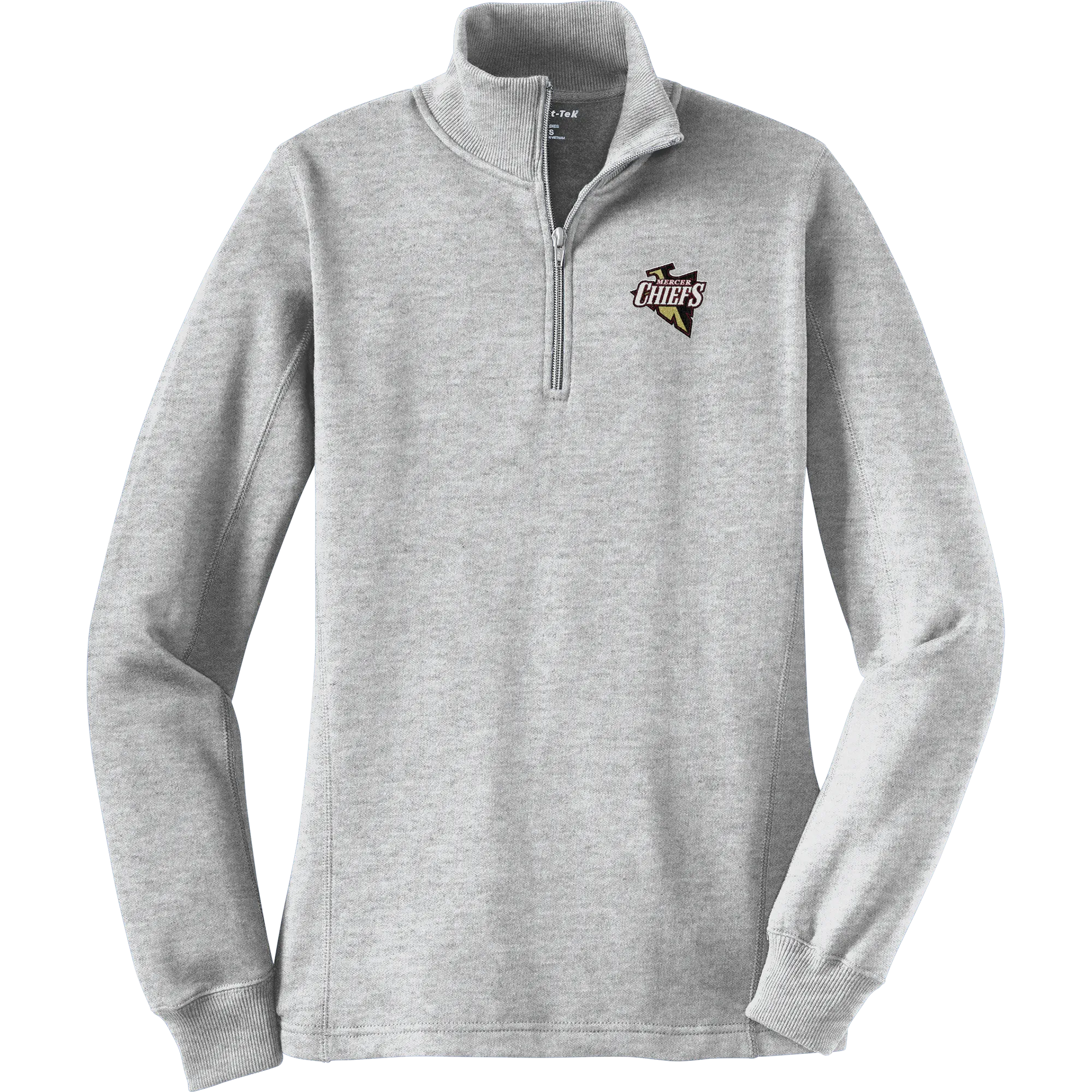 Mercer Chiefs Ladies 1/4-Zip Sweatshirt