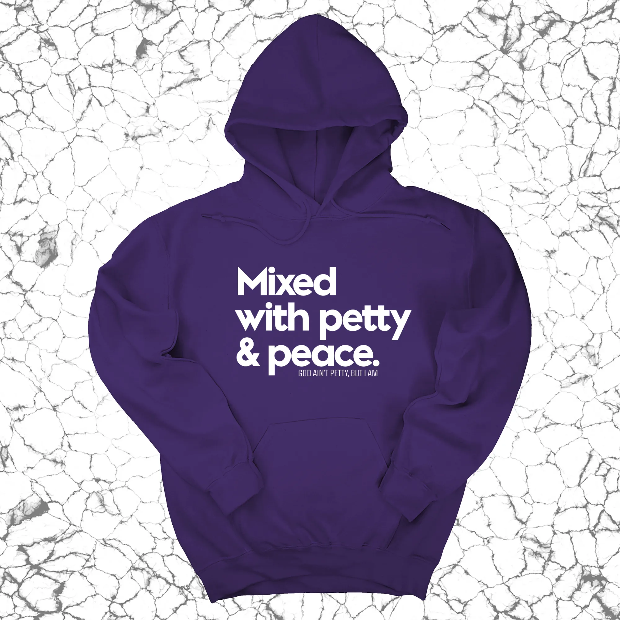 Mixed with petty & peace Unisex Hoodie