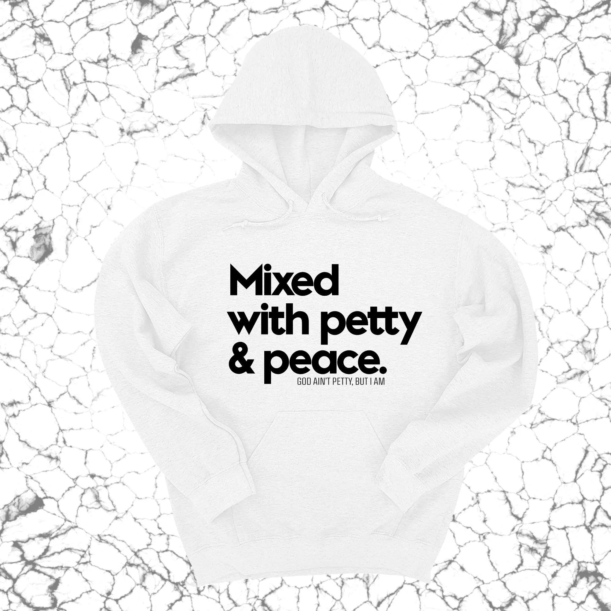 Mixed with petty & peace Unisex Hoodie