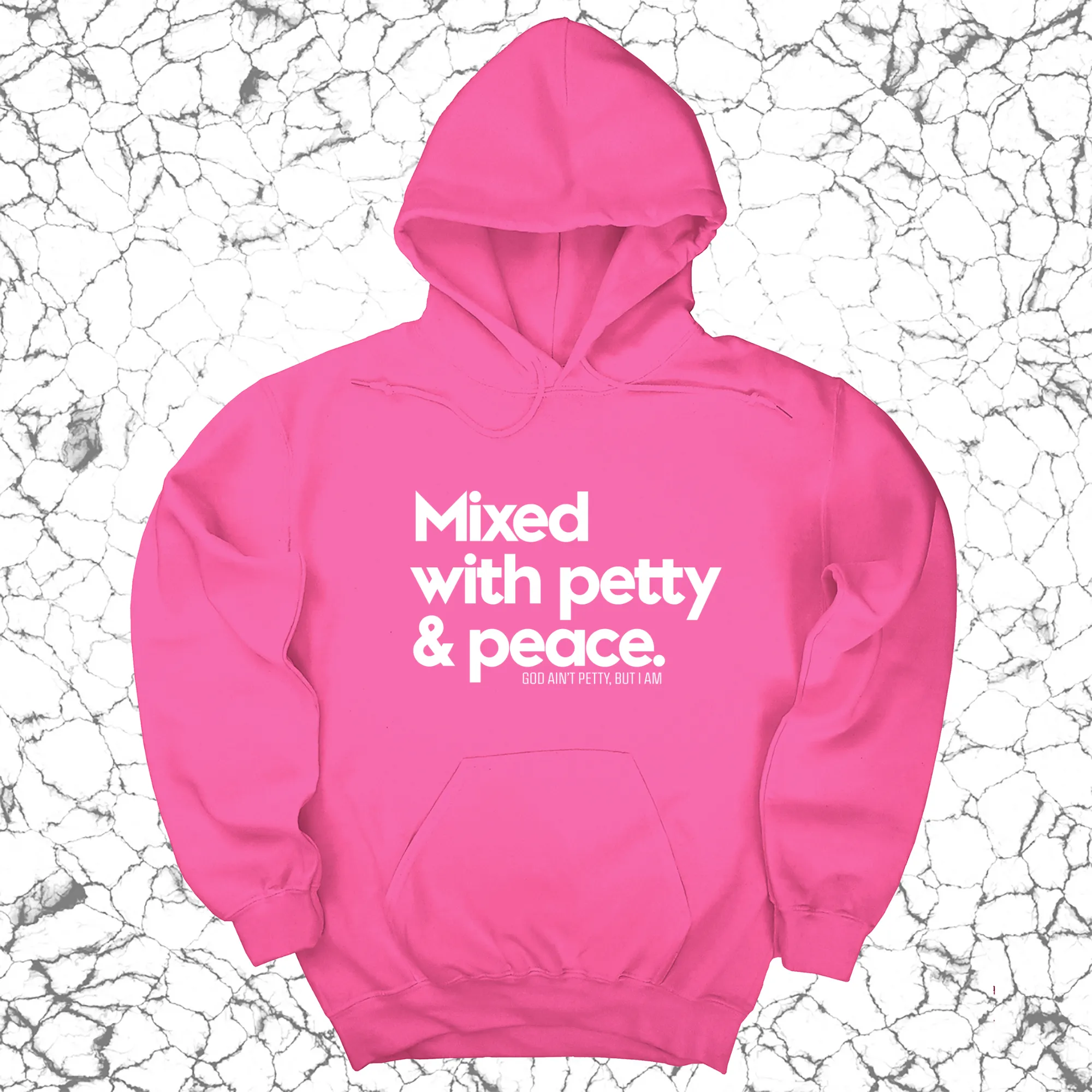 Mixed with petty & peace Unisex Hoodie