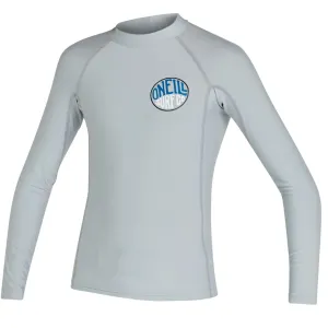 O'Neill Boys Reactor UV Long Sleeve Rash Vest RG3346OA3CGR - Coolgray