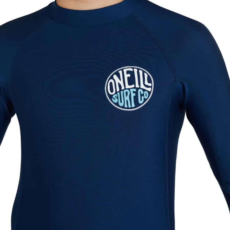 O'Neill Boys Reactor UV Long Sleeve Rash Vest RG3346OA3MAR - Marine