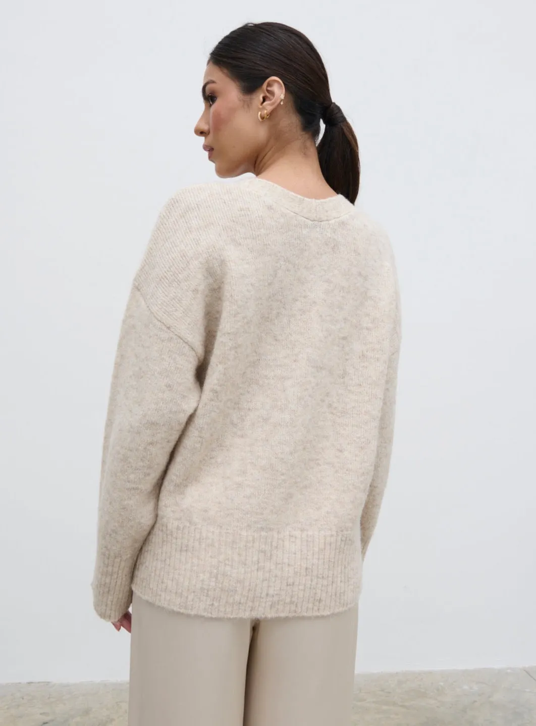 Otto Knit Cardigan - Cream