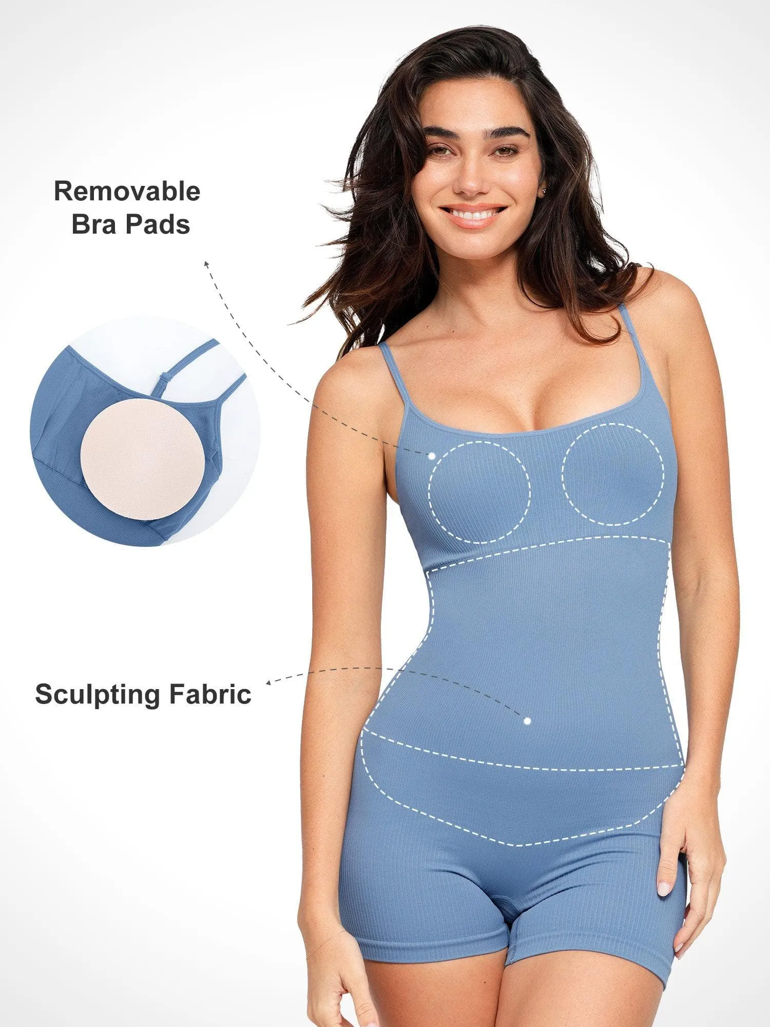 The Shapewear Rompers Tummy Control Sport