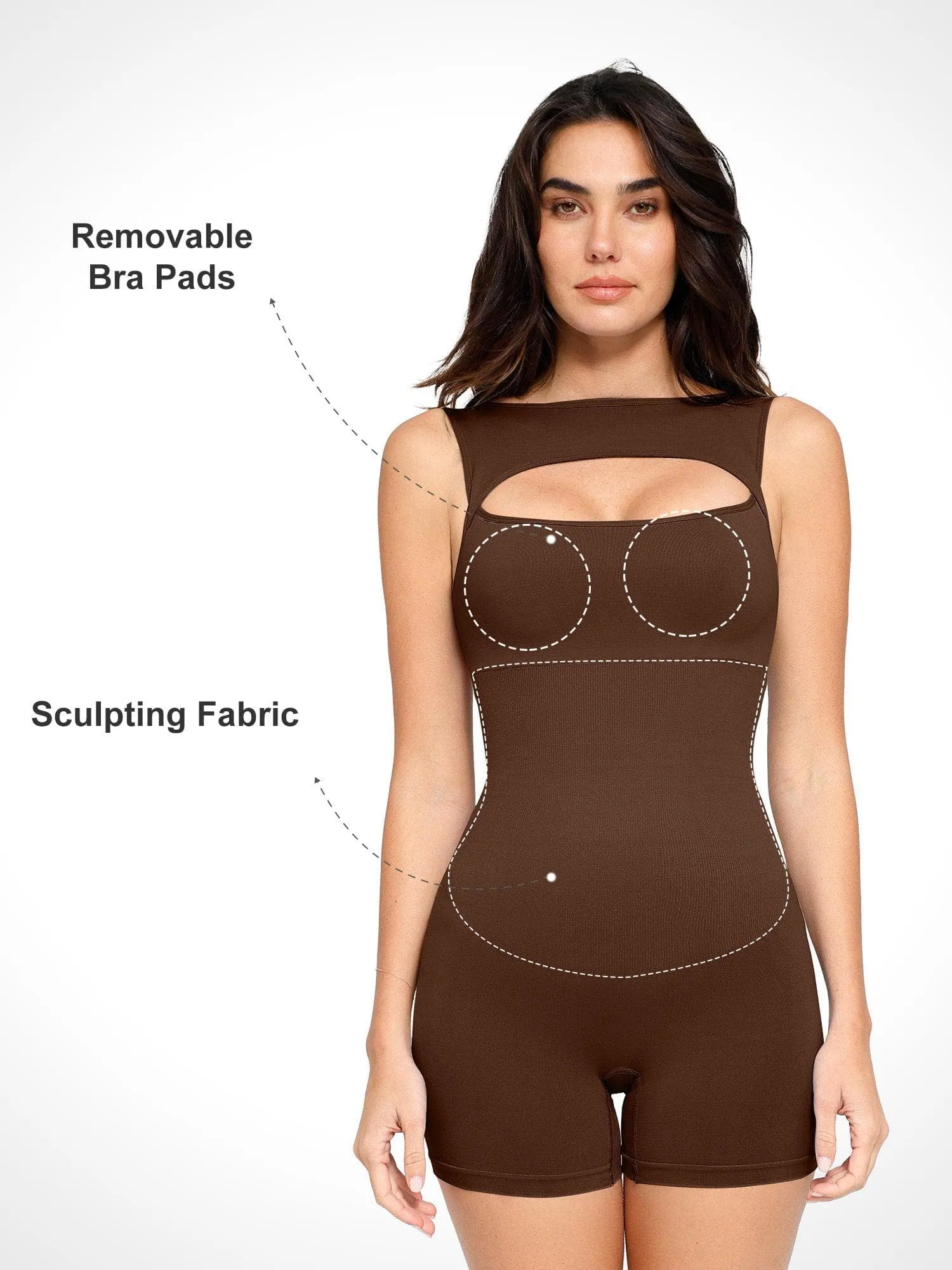 The Shapewear Rompers Tummy Control Sport