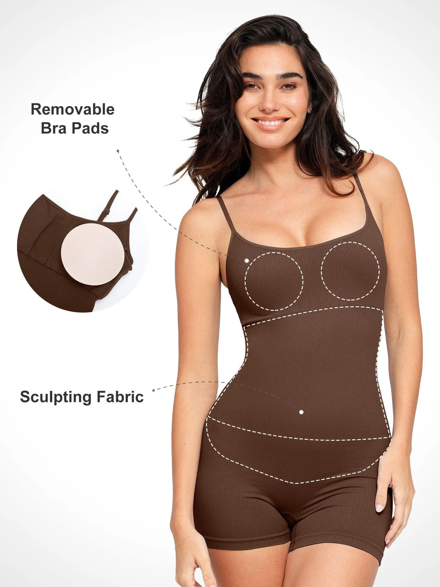 The Shapewear Rompers Tummy Control Sport