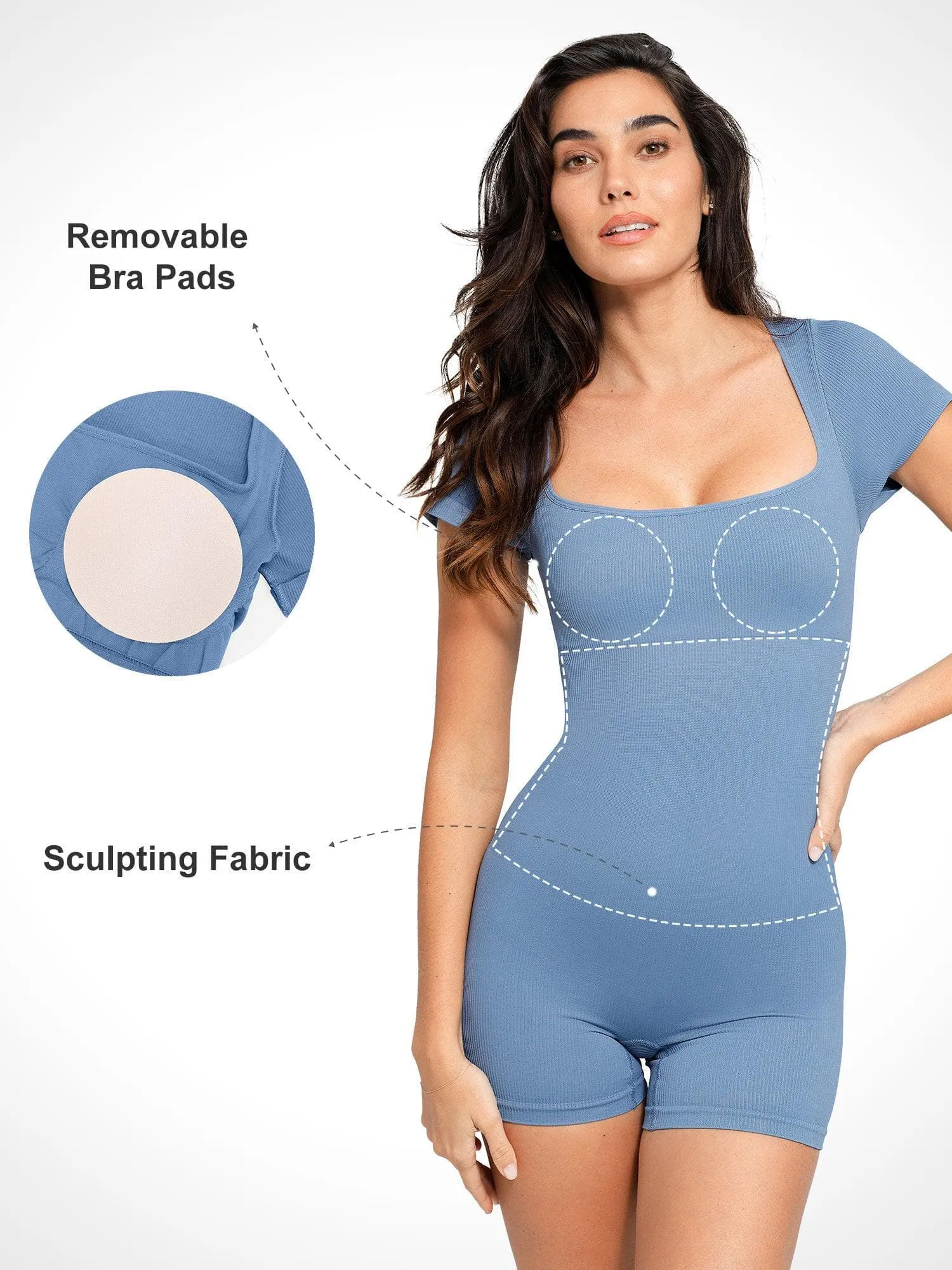 The Shapewear Rompers Tummy Control Sport