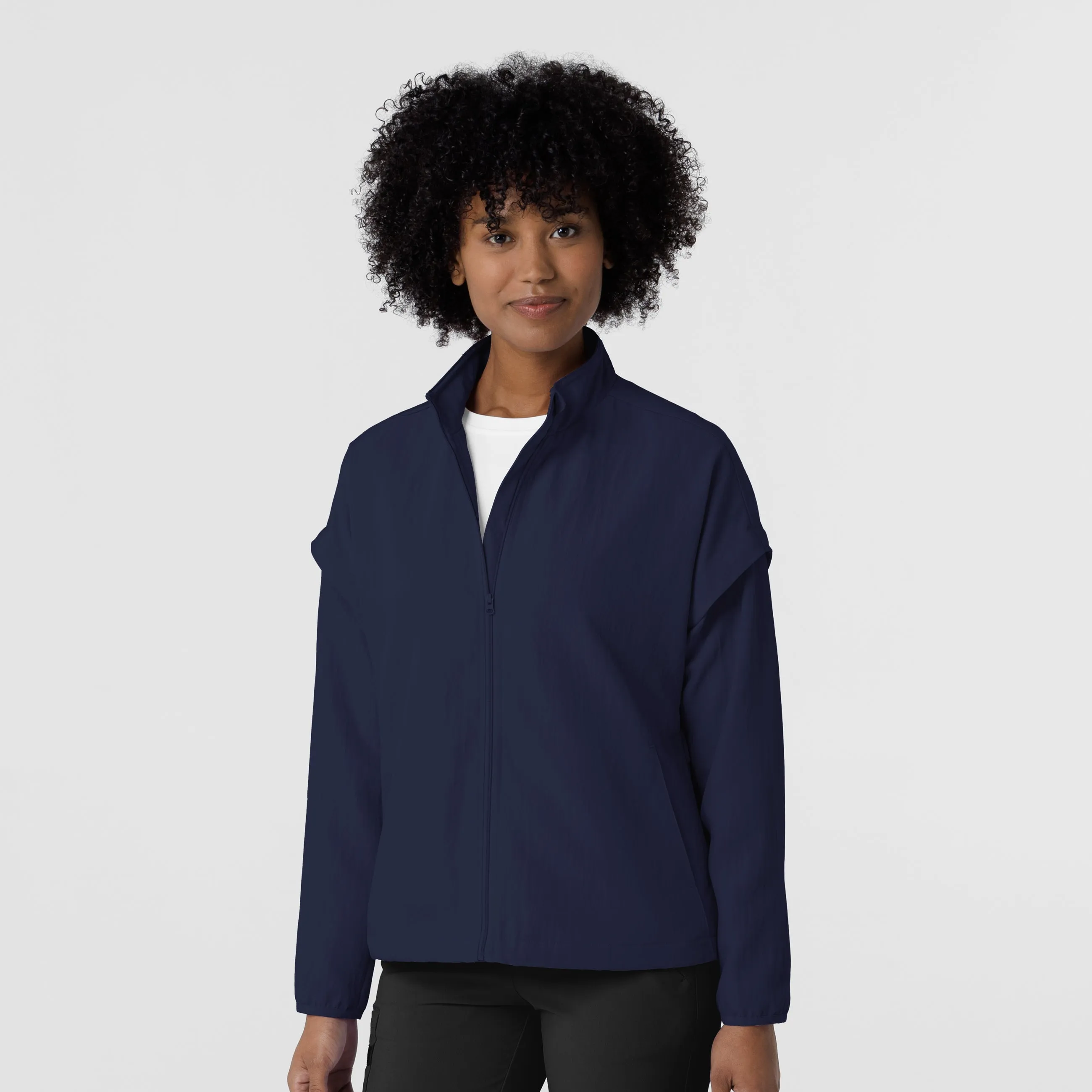 Women's BreezeBreaker Scrub Jacket - Navy