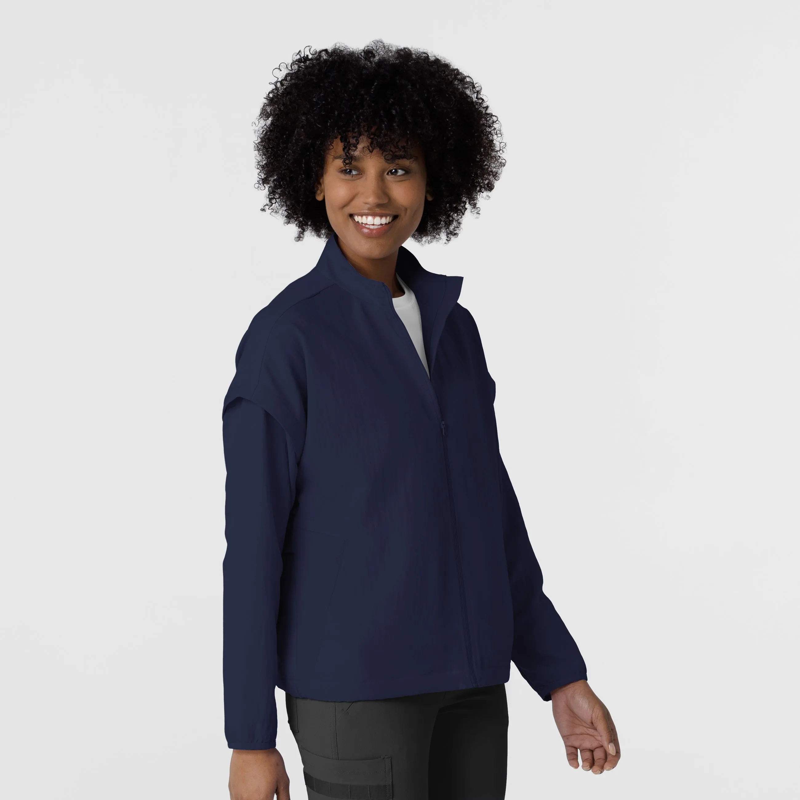 Women's BreezeBreaker Scrub Jacket - Navy