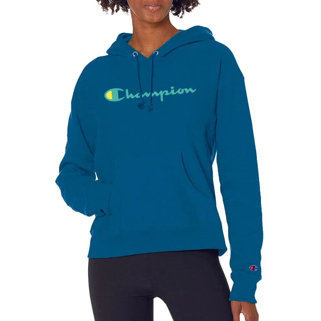 Women's Champion Powerblend Graphic Pullover