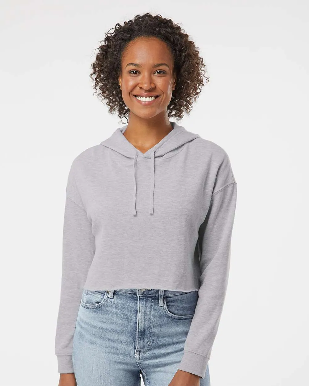 Women's Lightweight Crop Hooded Pullover