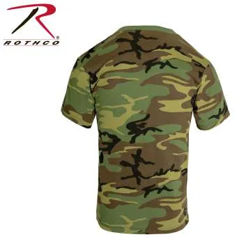 Woodland Camo T-Shirt w/ Pocket