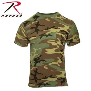 Woodland Camo T-Shirt w/ Pocket