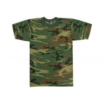 Woodland Camo T-Shirt w/ Pocket